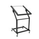 Omnitronic - Rack Stand 12U/10U adjustable on Wheels 1