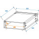 Roadinger - Effect Rack CO DD, 2U, 40cm deep, black 7