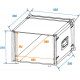 Roadinger - Effect Rack CO DD, 6U, 24cm deep, black 2