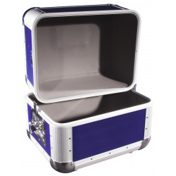 Roadinger - Record Case ALU 50/50, rounded, dark blue 1