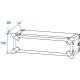 Roadinger - Amplifier Rack PR-1, 2U, 47cm deep 8