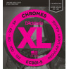 D'addario - ECB81-5 CHROMES BASS 5-STRING, LIGHT, LONG SCALE [45-132] 1