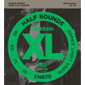 D'addario - ENR70 XL HALF ROUNDS SUPER LIGHT [40-95]