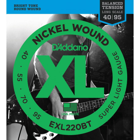 D'addario - EXL220BT BALANCED TENSION SUPER LIGHT [40-95] 1