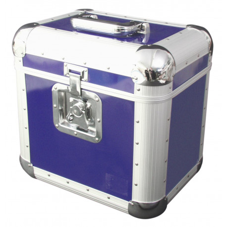 Roadinger - Record Case ALU 75/25, rounded, blue 1