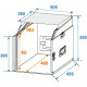Roadinger - Special Combo Case LS5 Laptop-Desk, 8U 7