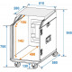 Roadinger - Special Combo Case LS5 Laptop Desk, 14U 7