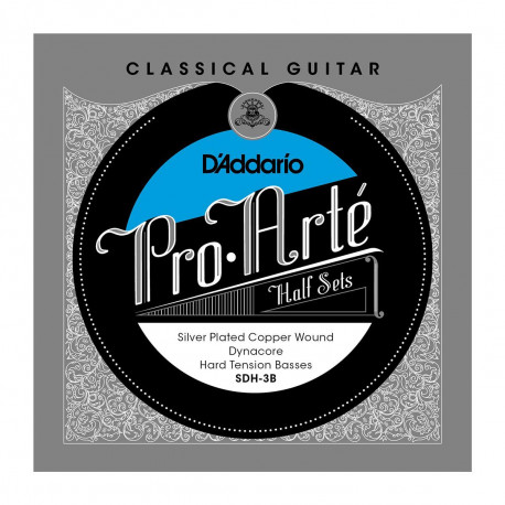 D'addario - SDH-3B PRO-ARTE CLASSICAL HALFSETS DYNACORE SILVER HARD TENSION 1