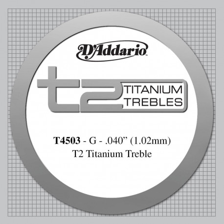 D'addario - T4503 T2 TITANIUM 1