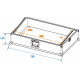 Roadinger - Mixer Case Pro MCB-27, sloping, bk, 7U 7