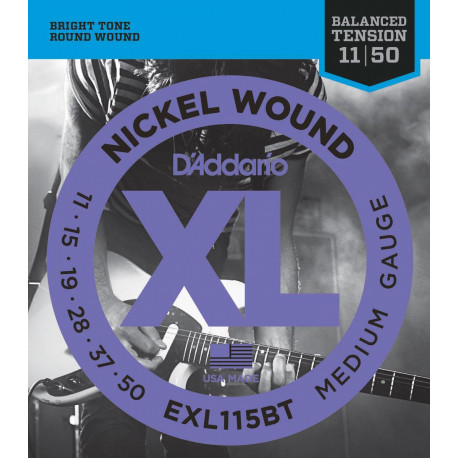 D'addario - EXL115BT BALANCED TENSION MEDIUM [11-50] 1