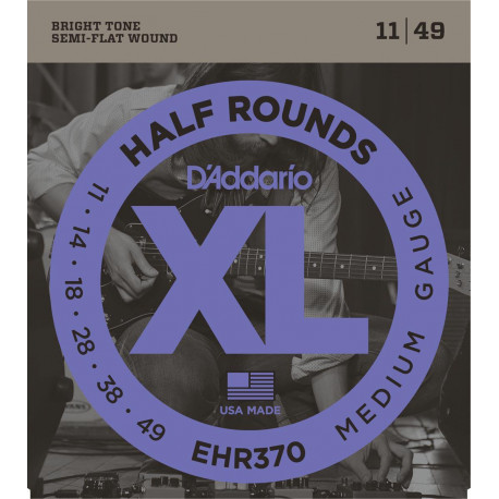 D'addario - EHR370 HALF ROUNDS MEDIUM [11-49] 1