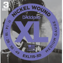 D'addario - EXL115-3D - XL BLUES/JAZZ ROCK [11-49]