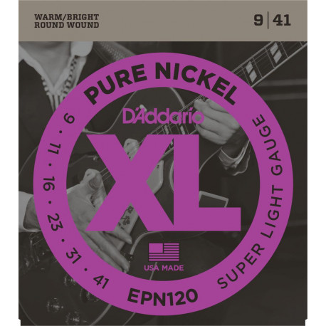 D'addario - EPN120 PURE NICKEL SUPER LIGHT [09-41] 1