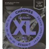 D'addario - ECG24-7 CHROMES JAZZ LIGHT 7 STRINGS [011-65] 1