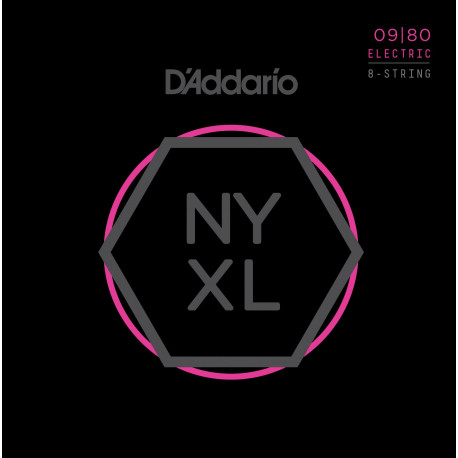 D'addario - NYXL0980 ELECTRIC 8 CUERDAS [09-80] 1