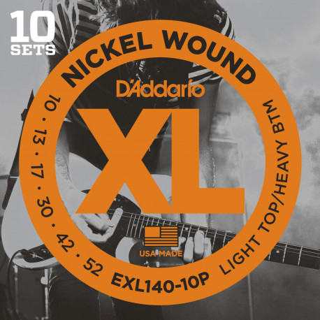 D'addario - EXL140-10P LIGHT TOP/HEAVY BOTTOM [10-52] 1