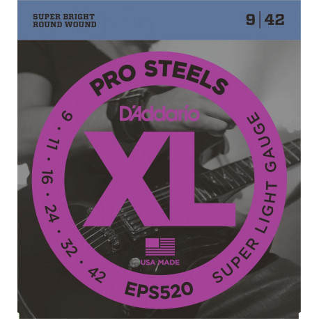 D'addario - EPS520 PROSTEEL SUPER LIGHT [09-42] 1