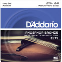 D'addario - EJ75 MANDOLIN STRINGS PHOSPHOR BRONZE MEDIUM/HEAVY [11.5-41]