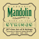 D'addario - J67 NICKEL MANDOLIN STRINGS, MEDIUM, [11-39] 1