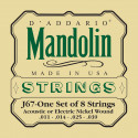 D'addario - J67 NICKEL MANDOLIN STRINGS, MEDIUM, [11-39]