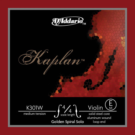 Dáddario Orchestral - K301W KAPLAN GOLDEN SPIRAL SOLO - MI (LAZO) 1