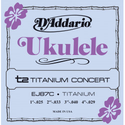 D'addario - EJ87C TITANIUM UKULELE CONCERT 1