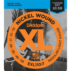 D'addario - EXL1107 - XL REGULAR 7-STRING [10-56] 1