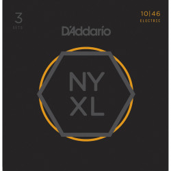 D'addario - NYXL1046 REGULAR LIGHT [10-46] PACK 3 JUEGOS 1