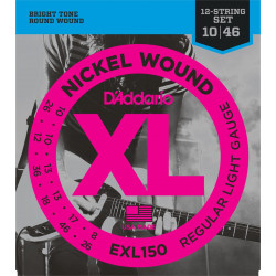 D'addario - EXL150 - XL 12 STRING REGULAR LIGHT [10-26] 1