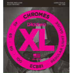 D'addario - ECB81 CHROMES BASS, LIGHT, LONG SCALE [45-100 ] 1