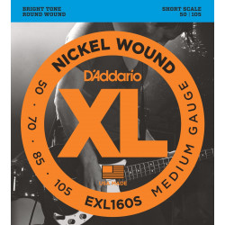 D'addario - EXL160S MEDIUM SHORT SCALE [50-105] 1