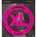 D'addario - ECB81M CHROMES BASS, LIGHT, MEDIUM SCALE [45-100 ]