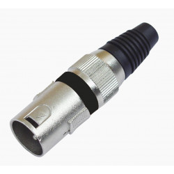 Omnitronic - XLR plug 3pin bk 10x 1