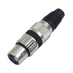 Omnitronic - XLR socket 3pin bk 10x 1