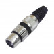 Omnitronic - XLR socket 3pin bk 10x 3