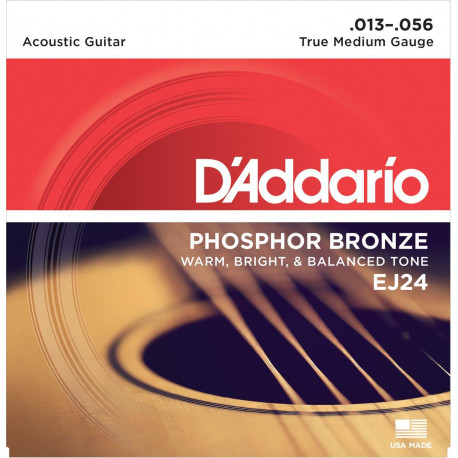 D'addario - EJ24 PHOSPHOR BRONZE TRUE MEDIUM [13-56] 1