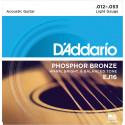 D'addario - EJ16 - PHOSPHOR BRONZE LIGHT [12-53]