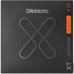 D'addario - XTAPB1047 ACOUSTIC GUITAR PHOSPHOR BRONZE XT COATED 1