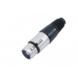 Omnitronic - XLR socket 5pin bk 1