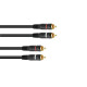 Omnitronic - RCA cable 2x2 0.3m 5