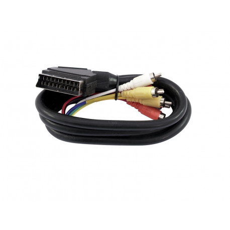 Omnitronic - Adaptercable Scart/6xRCA 1.5m 1