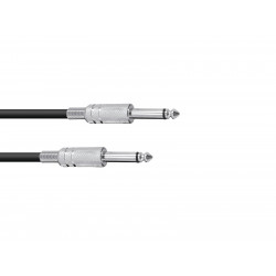 Omnitronic - Jack cable 6.3 mono 1m bk 1