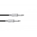 Omnitronic - Jack cable 6.3 mono 1.5m bk