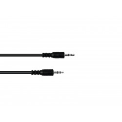 Omnitronic - Jack cable 3.5 stereo 1.5m bk 1