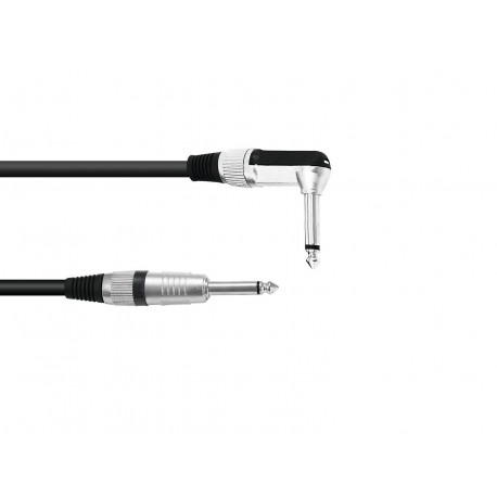 Omnitronic - Jack cable 6.3 mono 1x 90° 3m bk 1