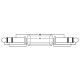 Omnitronic - Jack cable 6.3 stereo 3m bk ROAD 9