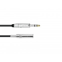 Omnitronic - Jack extension 6.3 stereo 3m bk 1