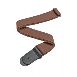 Planetwaves - COTTON GUITAR STRAP BROWN 1