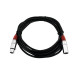 Omnitronic - XLR cable 3pin 10m bk/rd 2